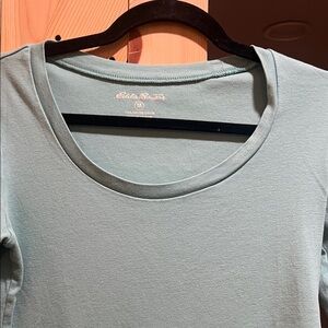 Eddie Bauer Women's Mint 3/4 Sleeve scoop neck top size medium